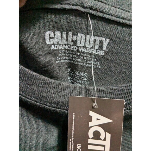 Call Of Duty Advanced Warfare Black Graphic Tee Men Size XL - Picture 3 of 4